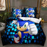 Sonic Simple Duvet Cover Single Piece Dormitory Upper and Lower Beds 1.5/1.8/2.0 Universal Duvet Cover Animation Derivatives