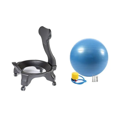 Balance Ball Chair Exercise Fitness Stability Yoga Ball High-Quality Ergonomic Chair for Home and Office Desk with Air Pump