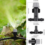 Fog Nozzles Irrigation Kit 5M/10M Garden Hose Automatic Misting Plant Watering System Portable Adjustable Greenhouse Equipment