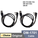 Baofeng DM1701 Programming Cable USB for DM-1801 DM-1702 DM-5R RD-5R DMR Walkie Talkie Open GD77 Tier I&II DMR Radio Accessories