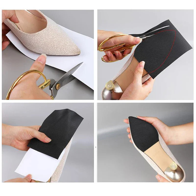 1pc Shoes Sole Protector Sticker For Designer High Heels Self-Adhesive Ground  Grip Easy To Slip Transparent Invisible Anti-slip