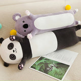 65~120cm Kawaii Koala Panda Long Plush Doll Stuffed Squishy Animals Sleeping Leg Pillow Release Pressure Kids Christmas Gift