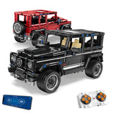 2.4G Programmable Building Blocks Jeep 1:16 Remote Control Off-road Vehicle Model Children's Brick Toy Birthday Gift