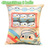 Cartoon Ramen Puff Cookie Bag Bubble Tea Plush Pillow Stuffed Kawaii Animals Axolotl Yellow Duck Bat Bunny Small Balls Candy Bag