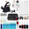 Tattoo Machine Set Beginner Practice Set Tattoo Needles Pigment Foot Pedal Power Cord Tattoo Equipment Supplies Shader Liner Kit