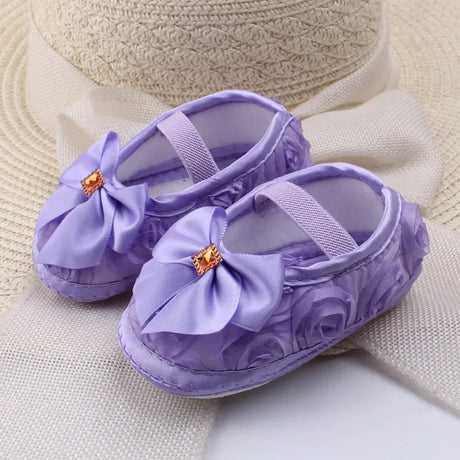 Summer Baby Girls Retro Toddlers Prewalkers Flower Footwear Shoes Infant Soft Bottom First Walkers 0-18M Anti-slip Toddler Shoes