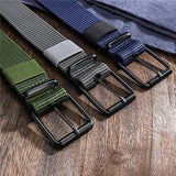 110 120 130 Men Belts Army Military Nylon Webbing Tactical Belt Fashion Casual Designer Unisex Belts High Quality Sports Strap