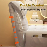 New Soft Lazy Computer Chair Comfortable and Practical Bedroom Home Sofa Chair with Reclining Backrest Bedroom Dressing Chair