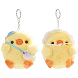 8-10cm Cute Little Yellow Chicken Pendant Plush Toy Doll Net Red Chick Mini Bag Pendant Keychain Doll Plush Toy Doll