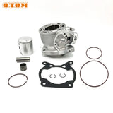 OTOM For KTM85 Engine Set of Cylinder Block Gasket Piston Ring 47mm Motorcycle Cylinder Component Assembly Fit KTM HUSQVARNA TC