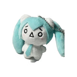 Hatsune Miku Cartoon Expression Plush Doll Pendant Super Cute Plush Keychain Toy Stuffed Toy Holiday Gifts Good Friend Accessory