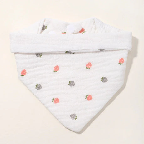 1/3Pcs Baby Headband Saliva Towel Set Floral Print Newborn Double Side Bibs Boys Girls Bandana Burp Cloths Feeding Smock Stuff