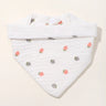 1/3Pcs Baby Headband Saliva Towel Set Floral Print Newborn Double Side Bibs Boys Girls Bandana Burp Cloths Feeding Smock Stuff