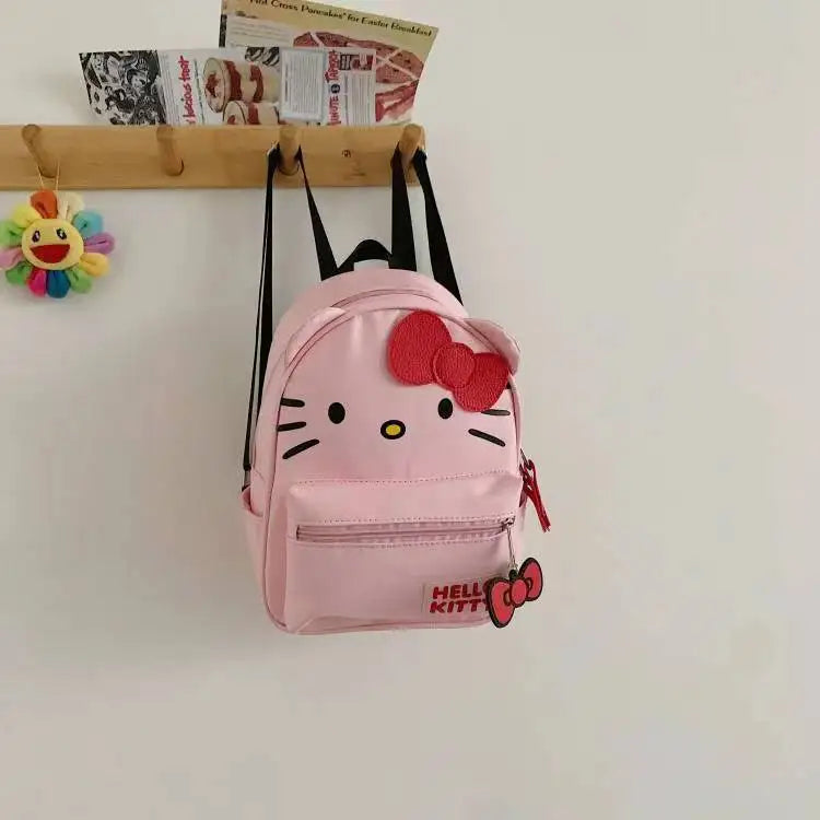 Sanrio Hello Kitty Y2k Backpack Anime Men Women Kawaii Cartoon Cute Light High Capacity High Quality Nylon Travel Student Bag