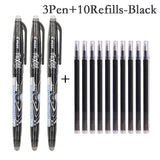 Pilot Frixion Pen Erasable Gel Pen Set 0.5mm Blue/black/red Replaceable Refill Student Writing Tool Supplies Japanese Stationery