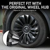 2023 New Automobile Hubcap For Tesla Model Y 19 Inch 4Pcs/1Pcs Wheel Cover Car Replacement Retrofit Parts Full Cover Accessories