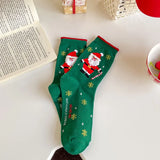 4 Pairs/Lot Children Girls Socks Christmas Socks For Kids Cotton 2-12Years Comfortable Toddler Leg Warmers Boys Long Socks