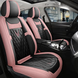 Leather Car Seat Covers for Renault Megane 2 3 Fluence Scenic Clio Captur Kadjar Logan 2 Duster Arkana Kangoo for Vehicle Parts