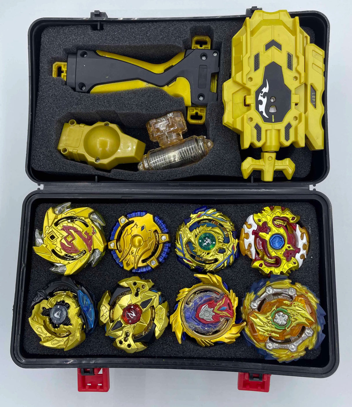 Spinning top Burst Arena Toys set gold Beylade Burst With Launcher And Storage Box Bayblade Bable Drain Fafnir Phoenix