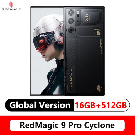 RedMagic 9 Pro Global Version smartphone Gaming Phone Snapdragon 8 Gen 3 6500mAh Battery 80W Fast Charging 5G Esports Phone