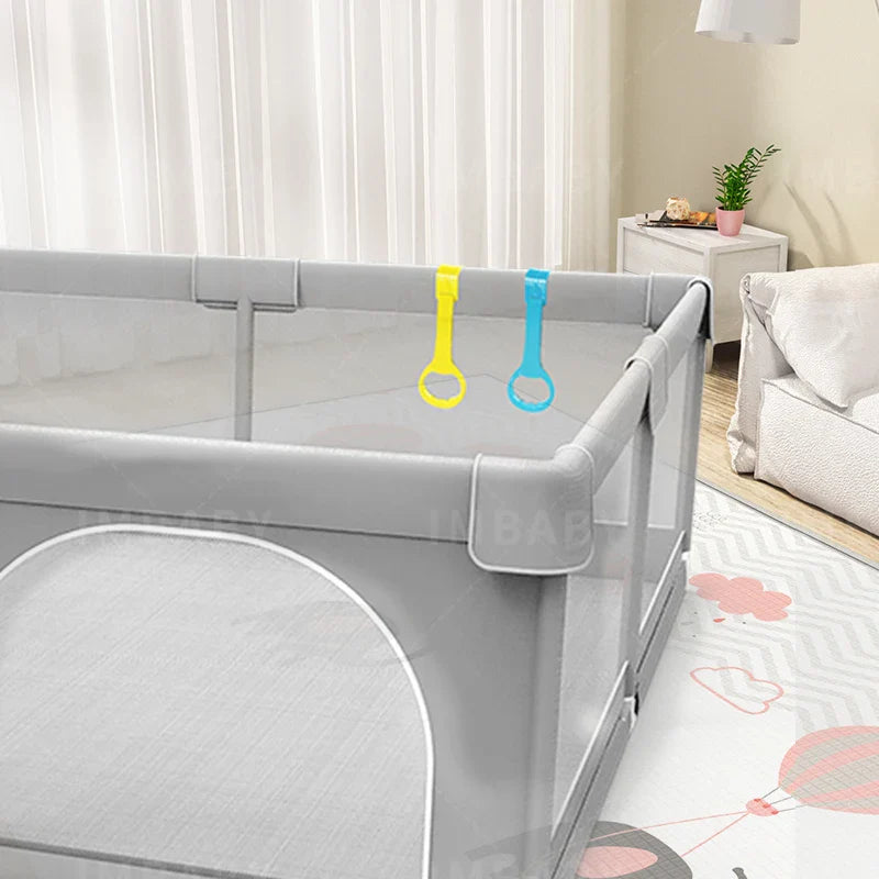 IMBABY Indoor Baby Playpen for Children Kid Ball Pit Toy Plaza Kids Playground Park Toddler Safety Fence for Self Entertainment