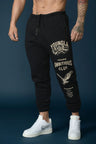 DARC Wolves Joggers Street Pants Casual Warm Oversize Baggy Joggers US Oversize