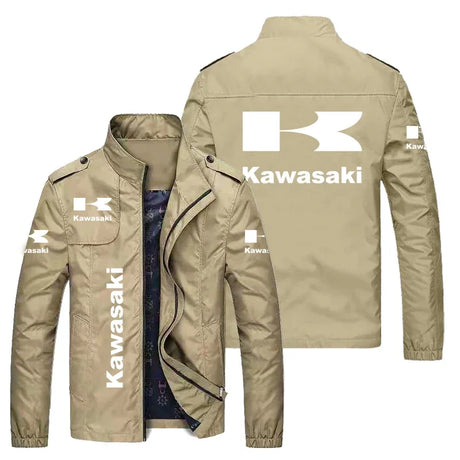 New Kawasaki Motorcycle Jacket Sports Jacket Fashionable Casual Men's Clothing Kawasaki Racing Suit Casual suit jacket