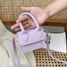 Girl Messenger Backpack Mini Purses and Handbags PU Leather Kids Crossbody Bag Baby Small Coin Pouch Tote Child Wallet