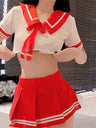 Japanese Campus Sexy Lingerie Student Motion Uniform Cosplay School Girl Underwear Sex Costume Erotic See-Through Cute Role Play