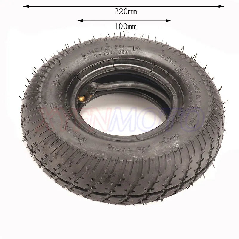 Fit For Gas/electric Scooter ATV Elderly Scooter Trolley Parts 2.50-4 2.80-4 Pneumatic Tires 2.80/2.50-4 Inner tube Outer tyres