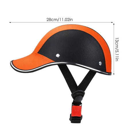 Baseball Caps Style Motorcycle Half Helmet Safety Hard Hat For Cafe Racer Chopper Scooter Half Face Vintage Summer Caps