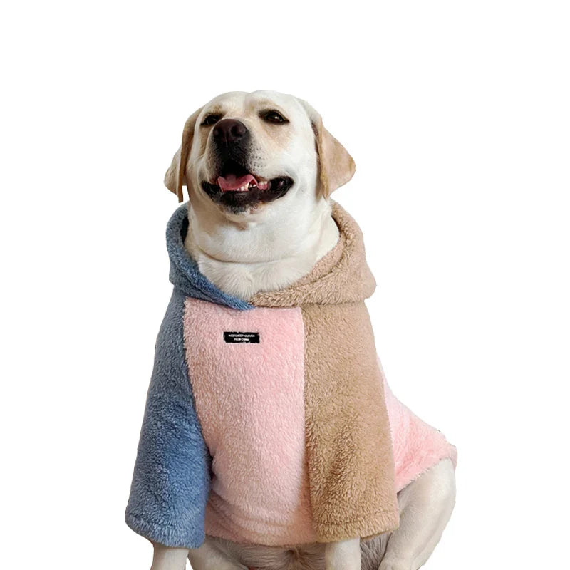 Large Dog Winter Clothes Hoodie Big Dog Clothing Apparel Samoyed Husky Border Collie Labrador Golden Retriever Dog Costume Coat