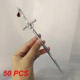 New Retro Sword Hairpin Hair Jewelry Chinese Simple Punk Metal Hair Sticks Women DIY Hairstyle Headwear Design Tools Accessories