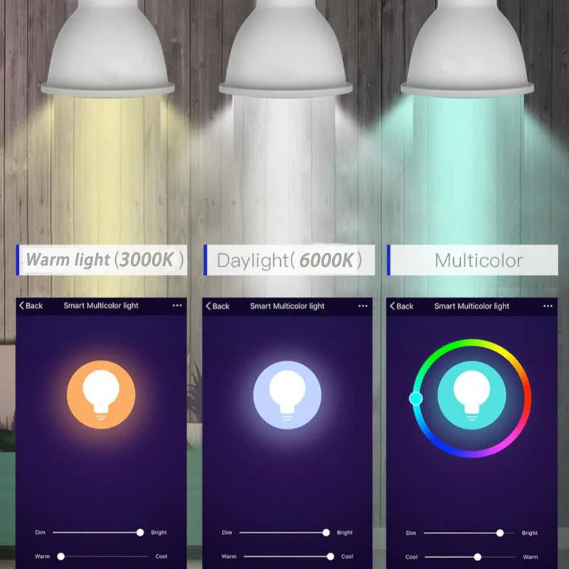 Zigbee Smart Home LED Bulb Spot Night Light Lamp 5W GU10 RGBCW Tuya Smartthings Works Alexa Google Home Philips Hue-compatible