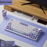 Ajazz AK820 Mechanical Keyboard Customized Soft Gasket Structure Optional Wired/Three-mode RGB Backlit 75% Portable Hot Swap