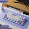 Ajazz AK820 Mechanical Keyboard Customized Soft Gasket Structure Optional Wired/Three-mode RGB Backlit 75% Portable Hot Swap