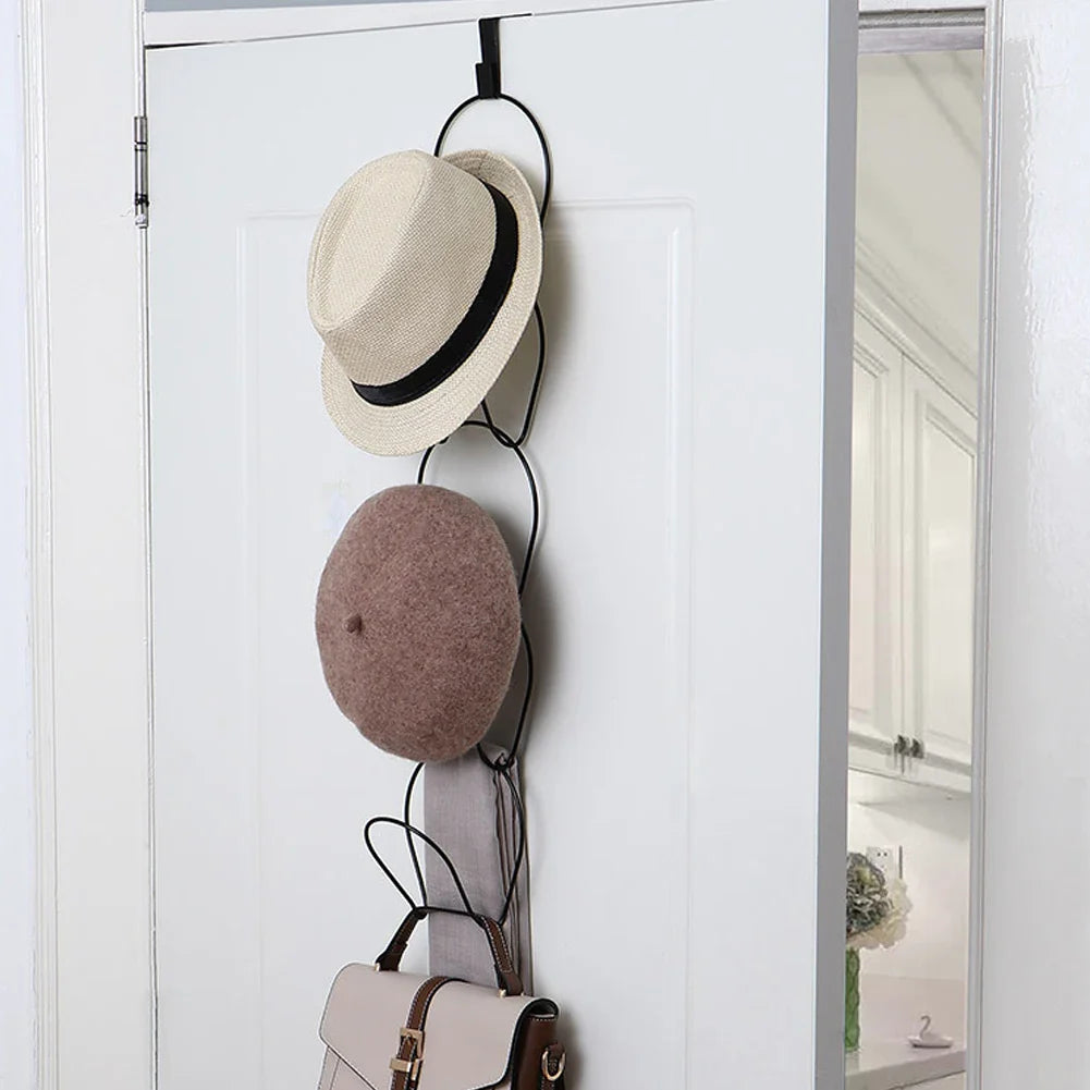 No-drilling Coat Hanging Stand Anti-bending Caps Storage Hanger For Home