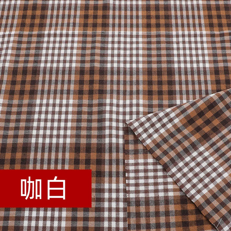 Yarn Dyed Soft Thickening Grinding Wool Plaid Fabric JK Clothing Shirt Skirt Jacket Pants Check Cloth DIY Apparel Sewing Fabrics