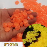 1000/500Pcs Garden Decoration Outdoor Luminous Stones Glow In The Dark Pebbles Aquarium Fish Tank Yard Decor Crystals Rocks Bulk