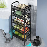 Food Truck Partitions Trolley Storage Utility Grocery Basket Rolling Trolley Candy Fruit Basket Archivadores Restaurant Furiture