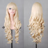 Lady 80cm Long Curly Wigs Fashion Cosplay Costume Hair Anime Full Wavy Party Wig