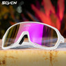 SCVCN-Sunglasses for Men Sport Cycling Glasses Bike Mountain Bicycle Hiking Camping Golf UV400 Protection Glasses Women Baseball