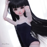 Shuga Fairy Mirai 1/5 BJD Doll Ruoguan Body long Black Hair Swimmer Girl Facial Features Of Juvenile Sense Resin Joint Doll