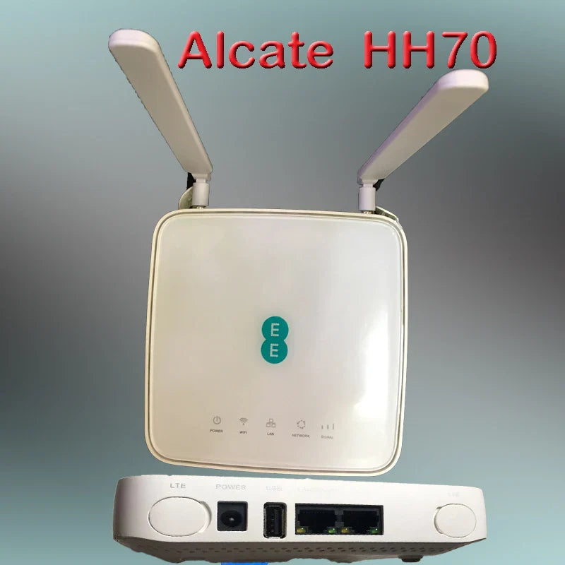 Unlocked Alcatel HH70vb EE 4G 300mbps LTE Cat7 Alcatel LinkHub HH70 cpe  AC wifi home hub router 4g rj45 mobile 4g wifi router