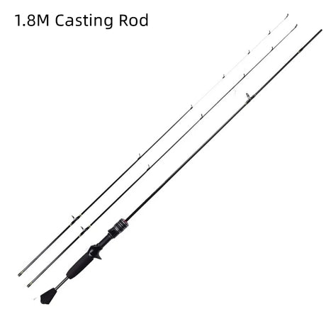 Mavllos Delicacy Solid Tip Bass Spinning Rod, Carbon Ultralight BFS Casting Rod Lure 0.6-8g/0.8-10g UL/L Tips Trout Fishing Rod