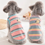 XS 8XL Striped Puppy Clothes Large Golden Retriever Pet Dog Pajamas Winter Apparel Medium Big Coat Jacket Pomeranian Dachshund