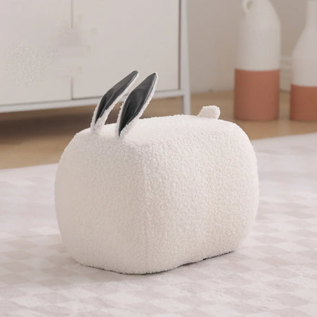 Modern Creative Cute Rabbit Small Stool Entrance Changing Shoes Children‘s Chair Toys Sofa Footrest Home Furniture Decoration