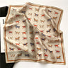 100% Real Silk Square Scarves Women Bandana High Quality Printed Foulard Hair   Tie Soft Neckerchief