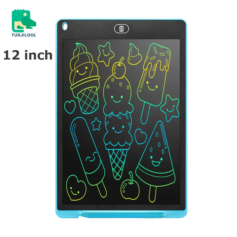 12/16 inch LCD Writing Tablet Drawing Board For Kids Children Montessori Education Learning Toys For Girls Boys Baby Kids