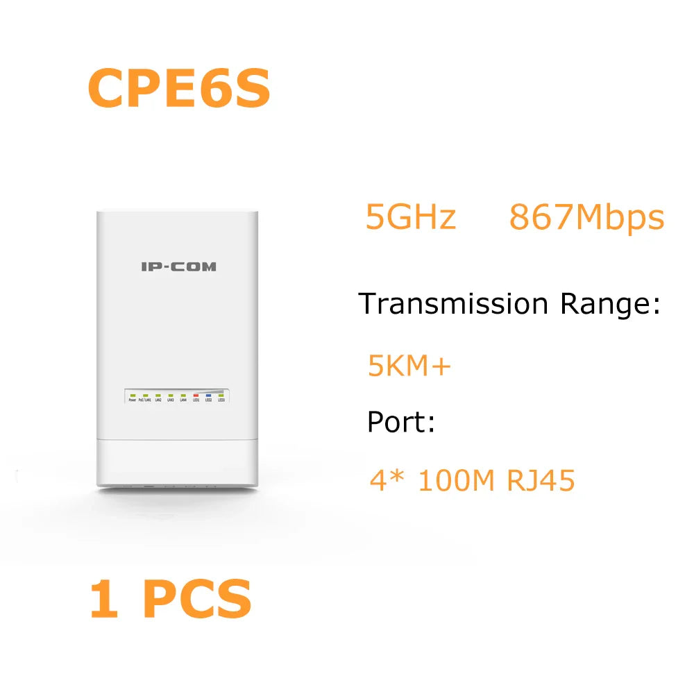 25KM WIFI Outdoor CPE Wireless AP Bridge Router 867Mbps Gigabit Access Point WIFI Long Range Extender WIFI Antenna Repeater